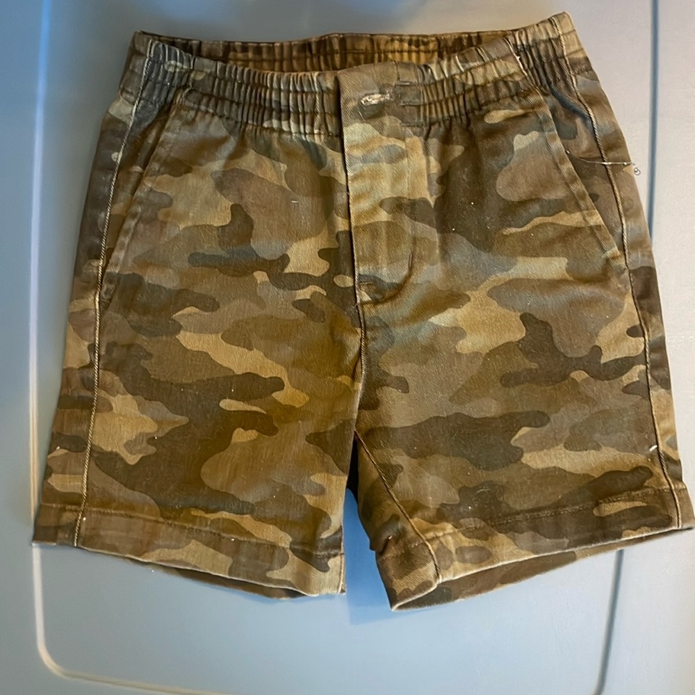 Janie and Jack toddler boy camo shorts